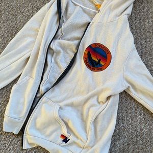 Aviator Nation x Soulcycle Hoodie Cream